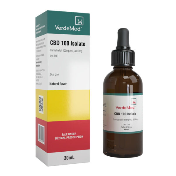 CBD 100 ISOLADO - 30 ML (5 FRASCOS)